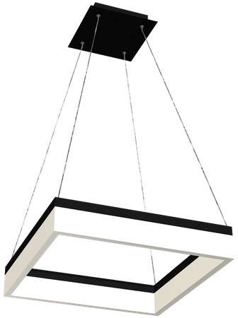 Zwis żyrandol kwadratowy NERO LED 41,5cm