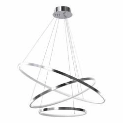 Designerska lampa wisząca ROTONDA CHROME 93W LED | Chrom