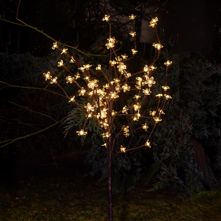 Lampa Solarna Tree 120cm RGB+3000K IP44