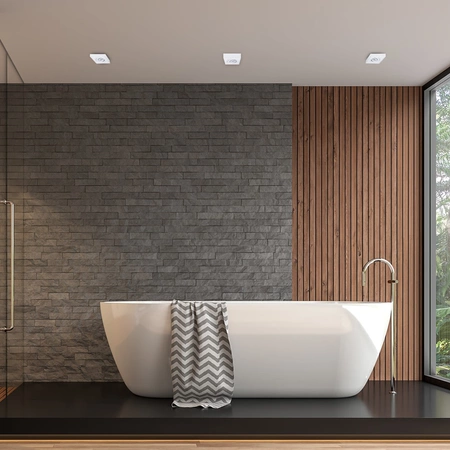 Oprawa wpuszczana Nusa Square, ML0039, biała, 1x8W GU10