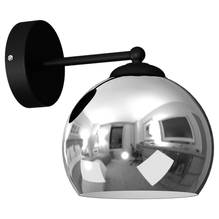 Kinkiet TORO, MLP7466, czarny/chrom, 1x40W E27