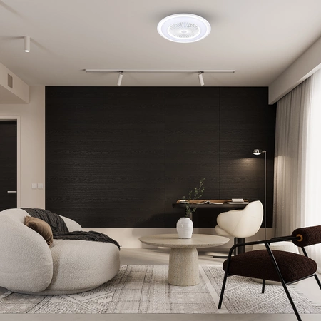 Lampowentylator Zephyr Biały 48W LED+ PILOT