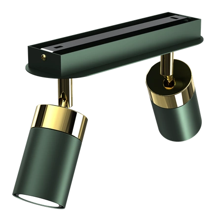 Lampa sufitowa JOKER GREEN/GOLD 2xGU10