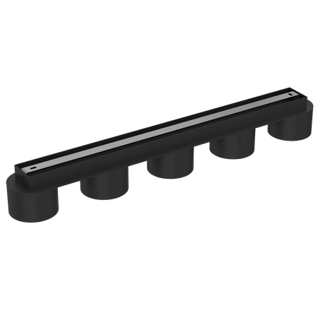 Lampa sufitowa DIXIE Black 5xGX53