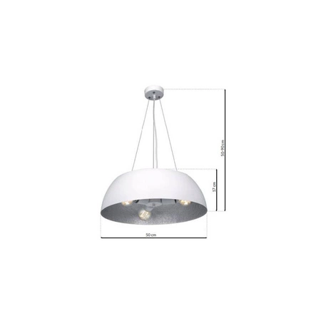 Szeroka lampa nad stół MORGAN śr50cm 3xE27