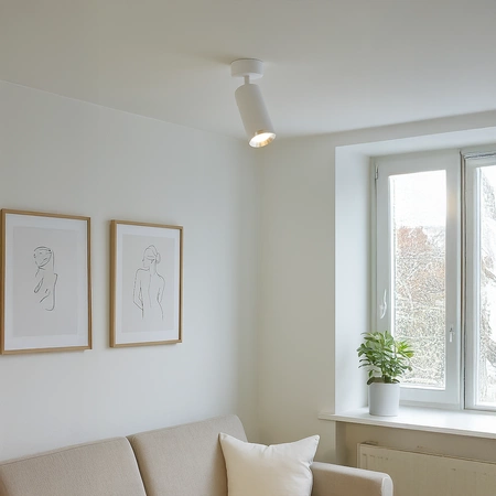 Oprawa Mica Spot Biały + Chrom 1xGU10