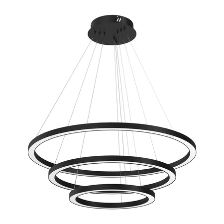 Lampa wisząca GALAXIA, ML8424, czarna, 85W LED, barwa ciepła 3500K