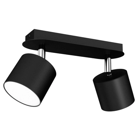 Lampa sufitowa DIXIE BLACK 2x GX53 szer. 24cm | czarny