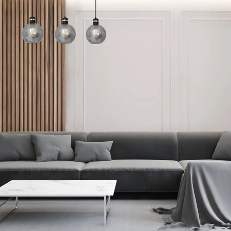 Lampa wisząca listwa OMEGA BLACK / GOLD MLP6531