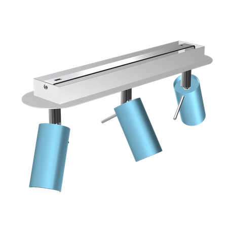Lampa sufitowa PRESTON BLUE/WHITE 3x mini GU10