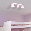 Lampa sufitowa listwa DIXIE PINK 3x GX53 szer. 34cm | różowy