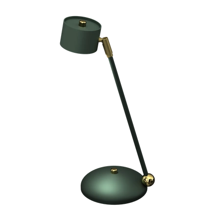 Lampka biurkowa ARENA, MLP7770, zielony/złoty, 1x11W GX53
