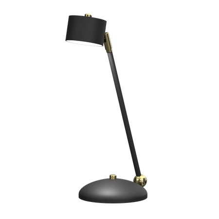 Lampka biurkowa ARENA, MLP7764, czarny/złoty, 1x11W GX53