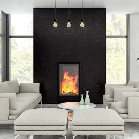 Lampa wisząca BASKET, czarna, 3x60W E27, MLP7215