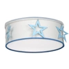 Lampa sufitowa STAR, biały/niebieski, 2x60W E27, MLP8281