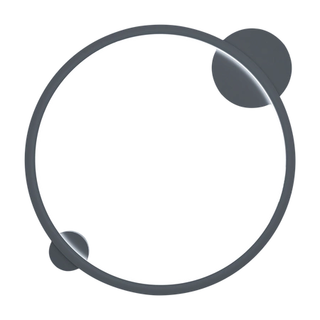 Lampa sufitowa/ścienna SATURNO, czarna, 25W LED, barwa neutralna 4000K, ML8858