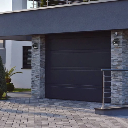 Lampa Solarna BUTTERFLY Czarna 1,5W barwa neutralna 4000K z czujnikiem ruchu i zmierzchu EKO3867