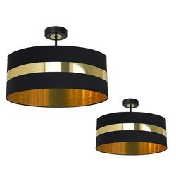 Lampa sufitowa PALMIRA BLACK / GOLD 1xE27 60W MLP6319