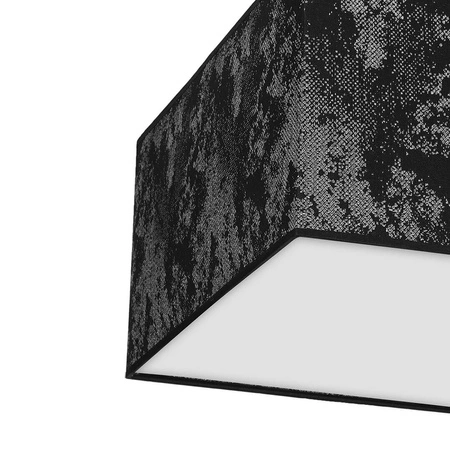 Lampa sufitowa SATINO, czarny/srebrny, 2x60W E27, MLP7325