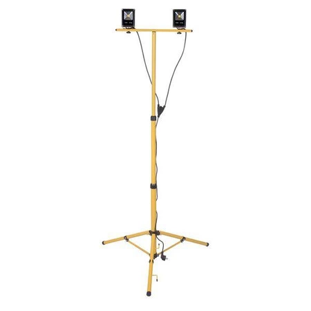 Stojak statyw budowlany + Naświetlacz LED 2x10W wys 1,8m