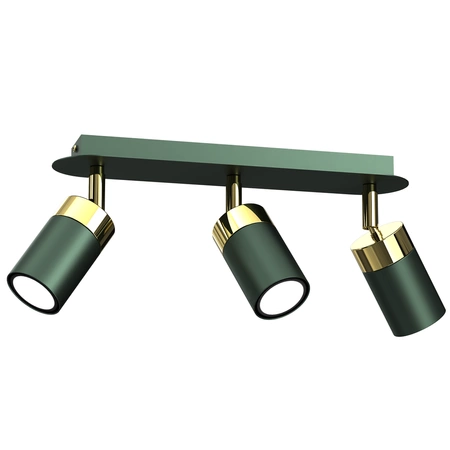 Lampa sufitowa JOKER GREEN/GOLD 3xGU10