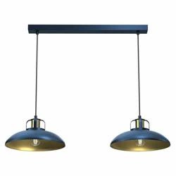 Lampa wisząca FELIX NAVY BLUE/GOLD 2xE27