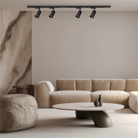 Oprawa Pipe Track Czarny 1xGU10