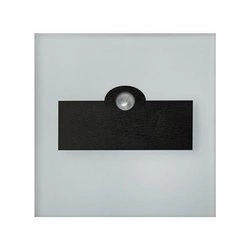 Oprawa schodowa 12V, LUMI BLACK, 0,6W LED, barwa ciepła 3000K, EKS6896 z czujnikiem ruchu PIR