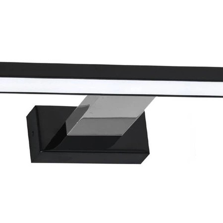 Kinkiet do łazienki nad lustro SHINE, ML7883, czarny/chrom, 60cm, 13,8W LED