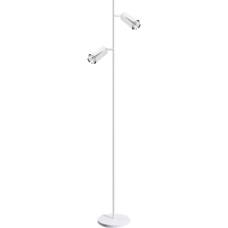 FLOWER WHITE CHROME LAMPA PODŁOGOWA 1xGU10