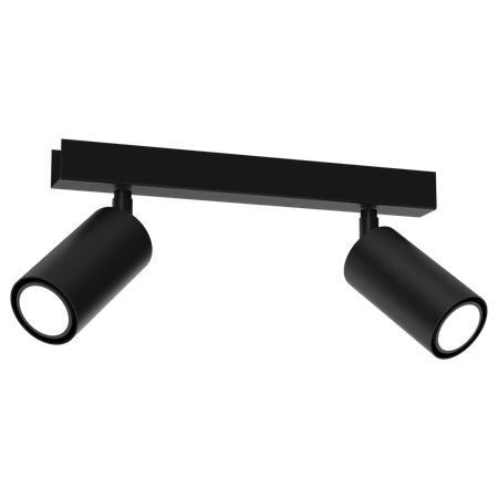 Lampa sufitowa HUDSON, MLP8795, czarna, 2x8W GU10