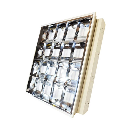 Lampa rastrowa 60x60 PODTYNKOWA pod T8 LED EKR3126