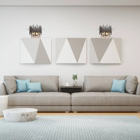 Kinkiet MADISON, chrom/transparentny, 2x40W E14, ML6936