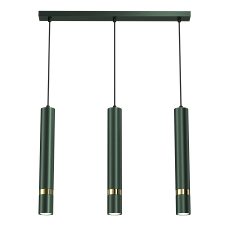 Lampa wisząca JOKER, MLP7721, zielony/złoty, 3x8W GU10