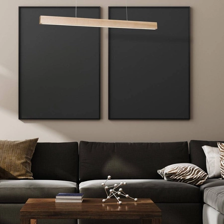 Lampa wisząca TIMBER, naturalne drewno, 18W LED, barwa ciepła 3000K, MLP568