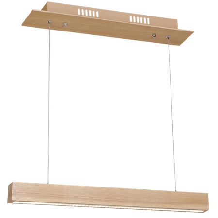 Lampa wisząca TIMBER, naturalne drewno, 12W LED, barwa ciepła 3000K, MLP567
