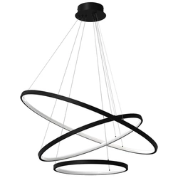 Lampa wisząca ROTONDA, czarna, 93W LED, barwa neutralna 4000K, ML7945