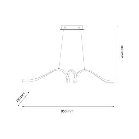 Lampa wisząca LOOP 28W LED 4000K