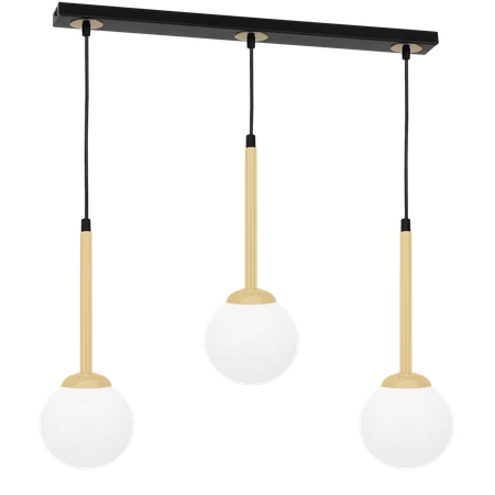 LLampa sufitowa nowoczesna PARMA III złoty śr. 74cm