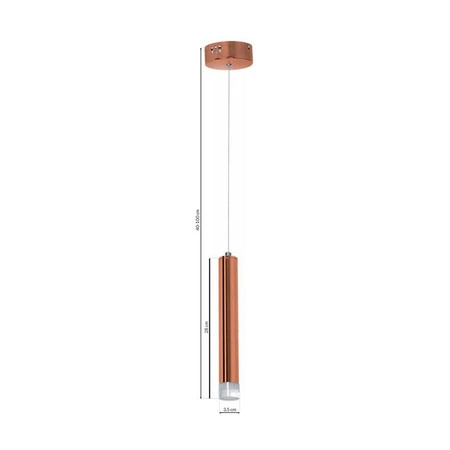 Lampa wisząca COPPER I LED
