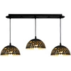 Lampa wisząca LISA, ML6136, czarny/złoty, 3x60W E27