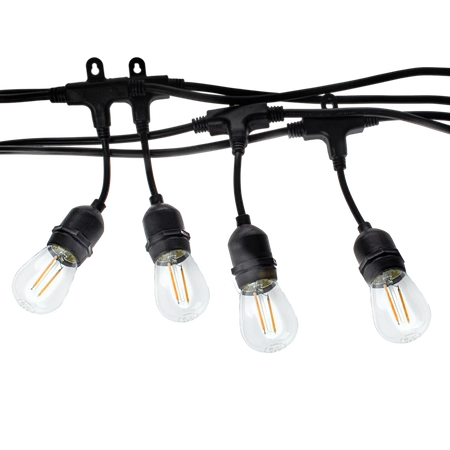 Girlanda EKO6925 10m z żarówką filamentową 10x1,5W | czarny