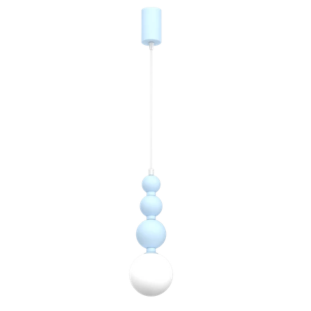 Lampa wisząca BOULE Blue 1xG9