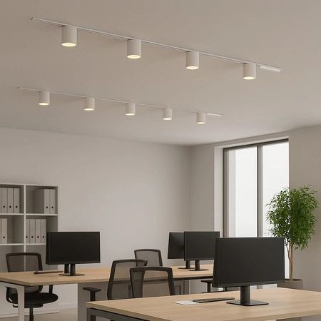 Slim Magnetic Track Biały tube 6W LED Tuya CCT