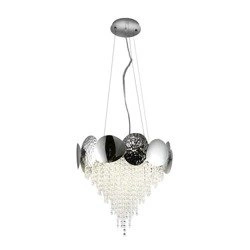 Lampa wisząca żyrandol glamour LORD CHROME ML5730