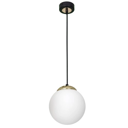 Nowoczesna lampa wisząca SPARTA BLACK / GOLD MLP6495