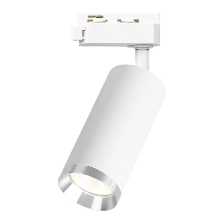 Oprawa Mica Track Biały + Chrom 1xGU10