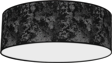 Lampa sufitowa SATINO, Ø50cm, czarny/srebrny, 3x60W E27, MLP7329