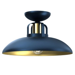 Lampa sufitowa FELIX NAVY BLUE/GOLD 1xE27