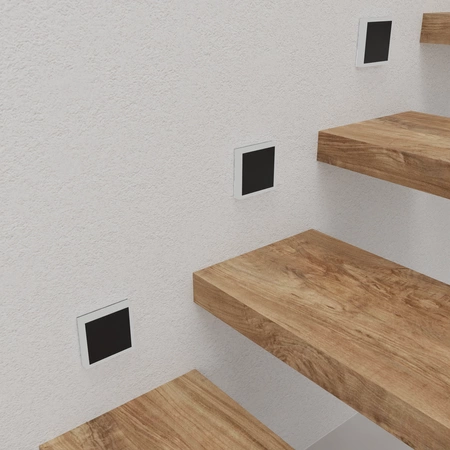 Oprawa schodowa EVO BLACK, 0,6W LED, barwa neutralna 4000K, EKS711